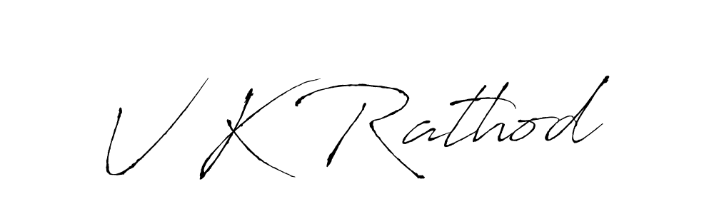 if you are searching for the best signature style for your name V K Rathod. so please give up your signature search. here we have designed multiple signature styles  using Antro_Vectra. V K Rathod signature style 6 images and pictures png