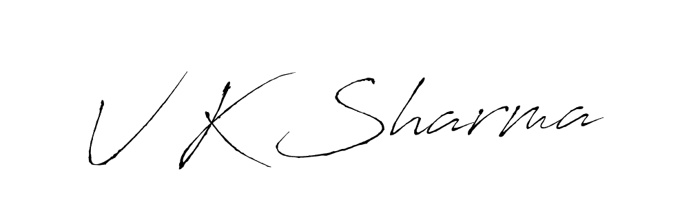 This is the best signature style for the V K Sharma name. Also you like these signature font (Antro_Vectra). Mix name signature. V K Sharma signature style 6 images and pictures png