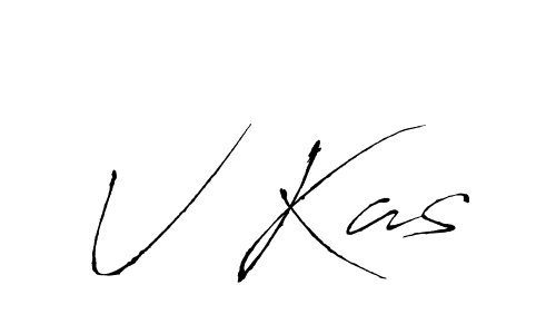 Once you've used our free online signature maker to create your best signature Antro_Vectra style, it's time to enjoy all of the benefits that V Kas name signing documents. V Kas signature style 6 images and pictures png