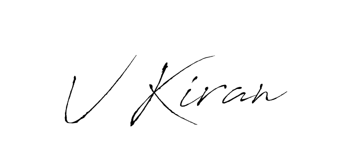 It looks lik you need a new signature style for name V Kiran. Design unique handwritten (Antro_Vectra) signature with our free signature maker in just a few clicks. V Kiran signature style 6 images and pictures png