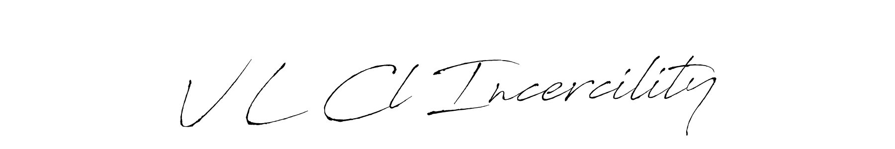 How to make V L Cl Incercility signature? Antro_Vectra is a professional autograph style. Create handwritten signature for V L Cl Incercility name. V L Cl Incercility signature style 6 images and pictures png