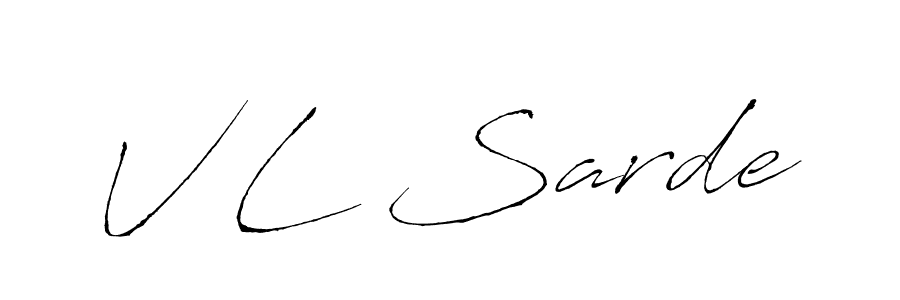 Here are the top 10 professional signature styles for the name V L Sarde. These are the best autograph styles you can use for your name. V L Sarde signature style 6 images and pictures png