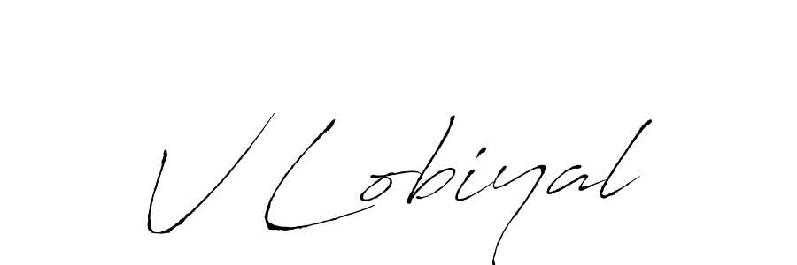 Similarly Antro_Vectra is the best handwritten signature design. Signature creator online .You can use it as an online autograph creator for name V Lobiyal. V Lobiyal signature style 6 images and pictures png