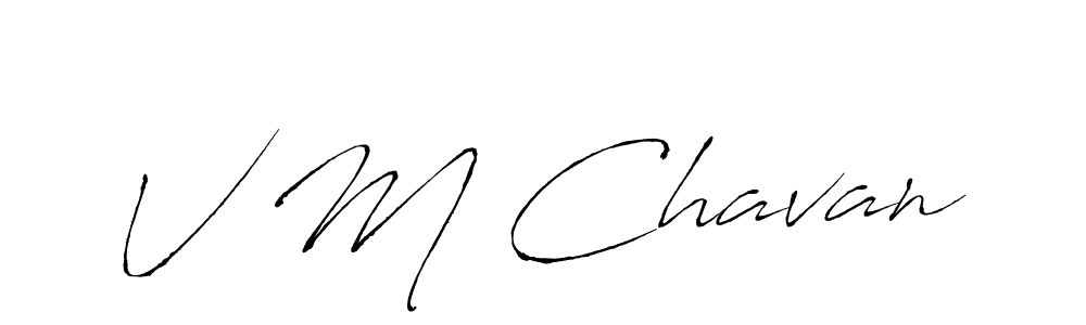 Use a signature maker to create a handwritten signature online. With this signature software, you can design (Antro_Vectra) your own signature for name V M Chavan. V M Chavan signature style 6 images and pictures png