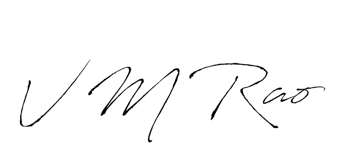 You should practise on your own different ways (Antro_Vectra) to write your name (V M Rao) in signature. don't let someone else do it for you. V M Rao signature style 6 images and pictures png