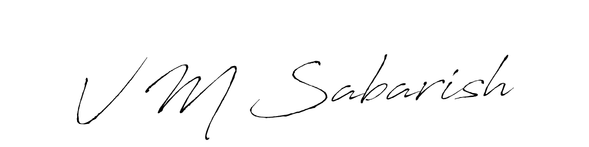 You can use this online signature creator to create a handwritten signature for the name V M Sabarish. This is the best online autograph maker. V M Sabarish signature style 6 images and pictures png