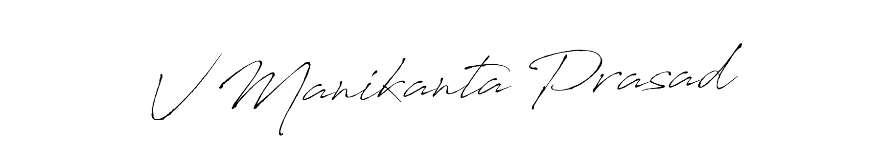 Make a beautiful signature design for name V Manikanta Prasad. Use this online signature maker to create a handwritten signature for free. V Manikanta Prasad signature style 6 images and pictures png