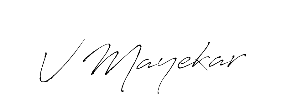 Make a beautiful signature design for name V Mayekar. Use this online signature maker to create a handwritten signature for free. V Mayekar signature style 6 images and pictures png