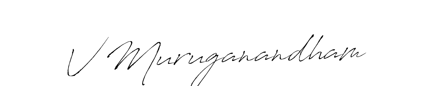 How to Draw V Muruganandham signature style? Antro_Vectra is a latest design signature styles for name V Muruganandham. V Muruganandham signature style 6 images and pictures png