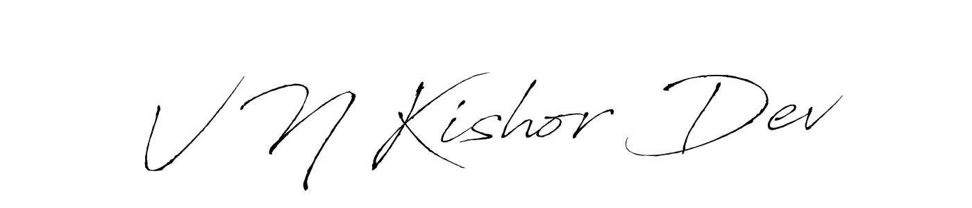 This is the best signature style for the V N Kishor Dev name. Also you like these signature font (Antro_Vectra). Mix name signature. V N Kishor Dev signature style 6 images and pictures png