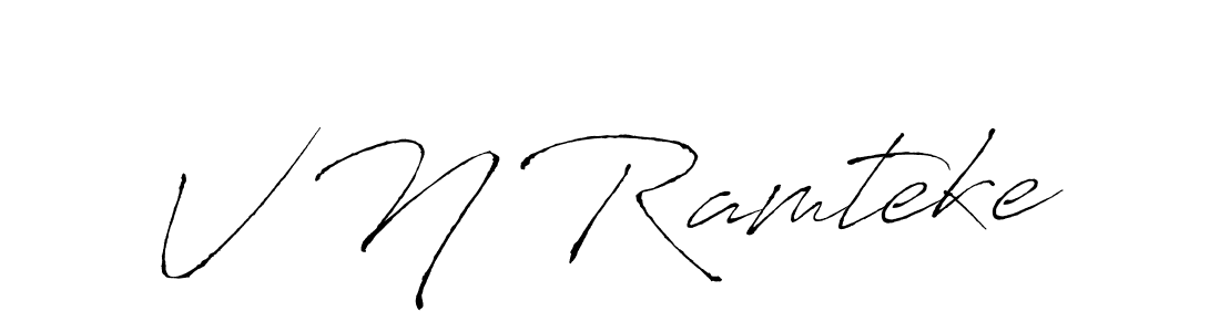 Here are the top 10 professional signature styles for the name V N Ramteke. These are the best autograph styles you can use for your name. V N Ramteke signature style 6 images and pictures png