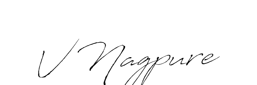 Here are the top 10 professional signature styles for the name V Nagpure. These are the best autograph styles you can use for your name. V Nagpure signature style 6 images and pictures png