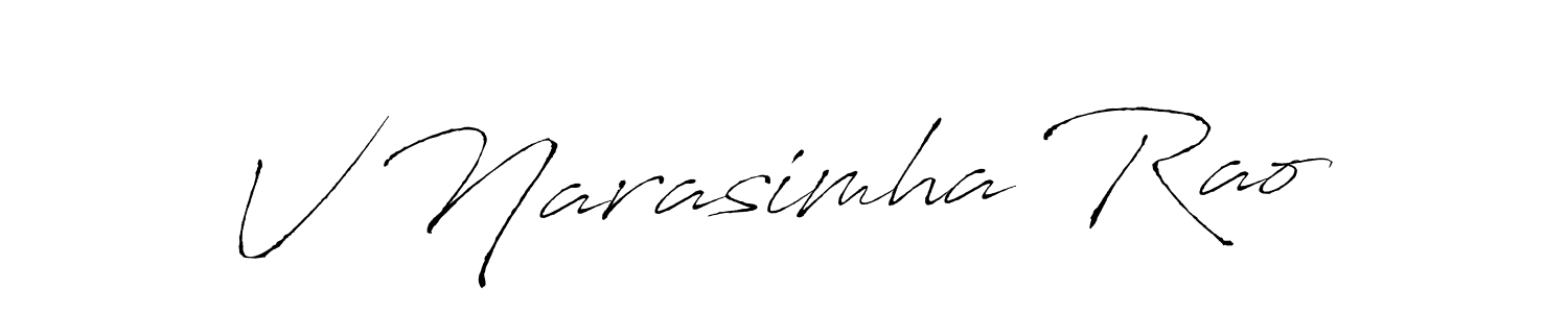 The best way (Antro_Vectra) to make a short signature is to pick only two or three words in your name. The name V Narasimha Rao include a total of six letters. For converting this name. V Narasimha Rao signature style 6 images and pictures png