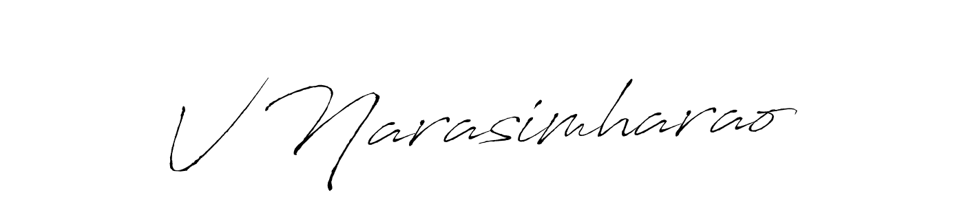 You should practise on your own different ways (Antro_Vectra) to write your name (V Narasimharao) in signature. don't let someone else do it for you. V Narasimharao signature style 6 images and pictures png