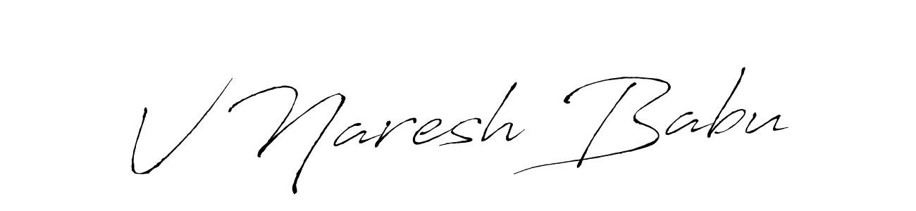 Make a short V Naresh Babu signature style. Manage your documents anywhere anytime using Antro_Vectra. Create and add eSignatures, submit forms, share and send files easily. V Naresh Babu signature style 6 images and pictures png