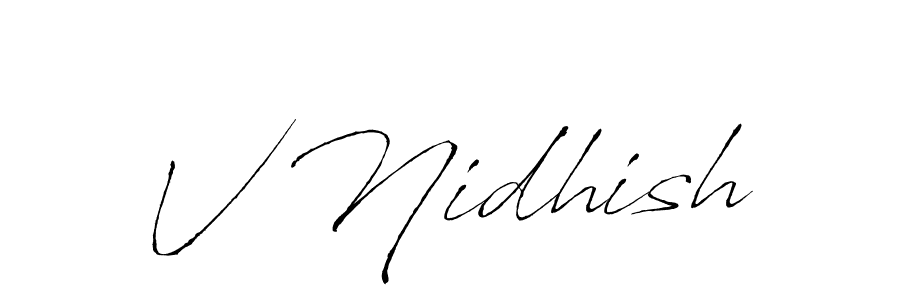 Check out images of Autograph of V Nidhish name. Actor V Nidhish Signature Style. Antro_Vectra is a professional sign style online. V Nidhish signature style 6 images and pictures png