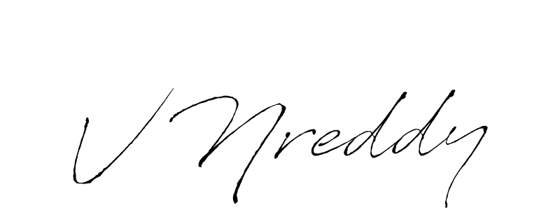 Similarly Antro_Vectra is the best handwritten signature design. Signature creator online .You can use it as an online autograph creator for name V Nreddy. V Nreddy signature style 6 images and pictures png