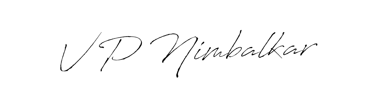 if you are searching for the best signature style for your name V P Nimbalkar. so please give up your signature search. here we have designed multiple signature styles  using Antro_Vectra. V P Nimbalkar signature style 6 images and pictures png