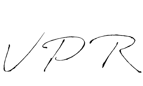 How to make V P R signature? Antro_Vectra is a professional autograph style. Create handwritten signature for V P R name. V P R signature style 6 images and pictures png