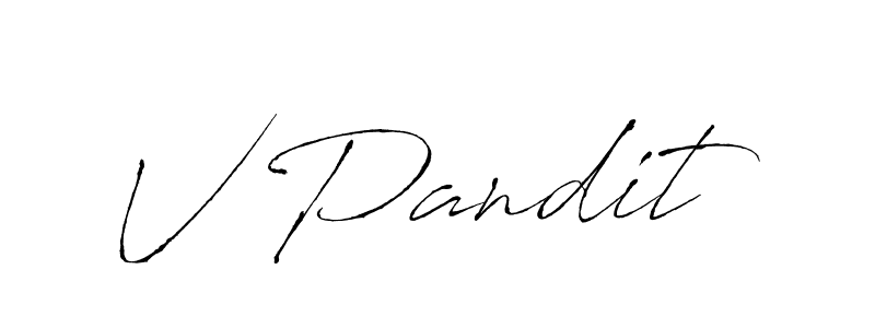 How to Draw V Pandit signature style? Antro_Vectra is a latest design signature styles for name V Pandit. V Pandit signature style 6 images and pictures png