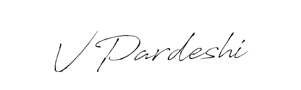 How to Draw V Pardeshi signature style? Antro_Vectra is a latest design signature styles for name V Pardeshi. V Pardeshi signature style 6 images and pictures png