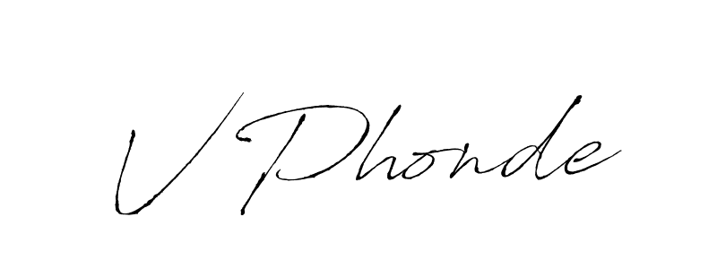 Also You can easily find your signature by using the search form. We will create V Phonde name handwritten signature images for you free of cost using Antro_Vectra sign style. V Phonde signature style 6 images and pictures png