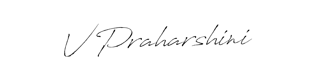 Make a beautiful signature design for name V Praharshini. Use this online signature maker to create a handwritten signature for free. V Praharshini signature style 6 images and pictures png