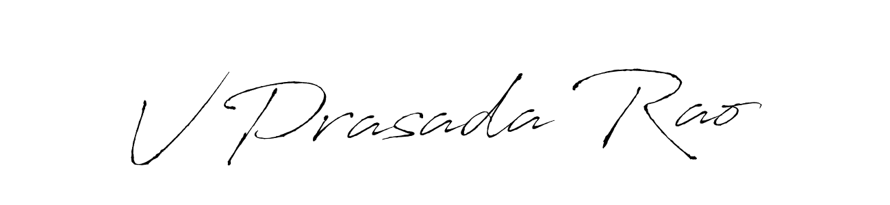 Also we have V Prasada Rao name is the best signature style. Create professional handwritten signature collection using Antro_Vectra autograph style. V Prasada Rao signature style 6 images and pictures png