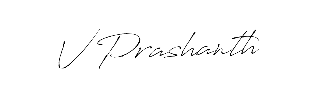 The best way (Antro_Vectra) to make a short signature is to pick only two or three words in your name. The name V Prashanth include a total of six letters. For converting this name. V Prashanth signature style 6 images and pictures png