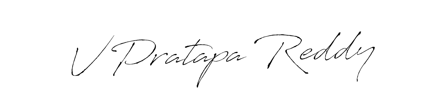 Also You can easily find your signature by using the search form. We will create V Pratapa Reddy name handwritten signature images for you free of cost using Antro_Vectra sign style. V Pratapa Reddy signature style 6 images and pictures png