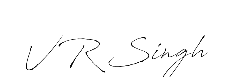 You should practise on your own different ways (Antro_Vectra) to write your name (V R Singh) in signature. don't let someone else do it for you. V R Singh signature style 6 images and pictures png