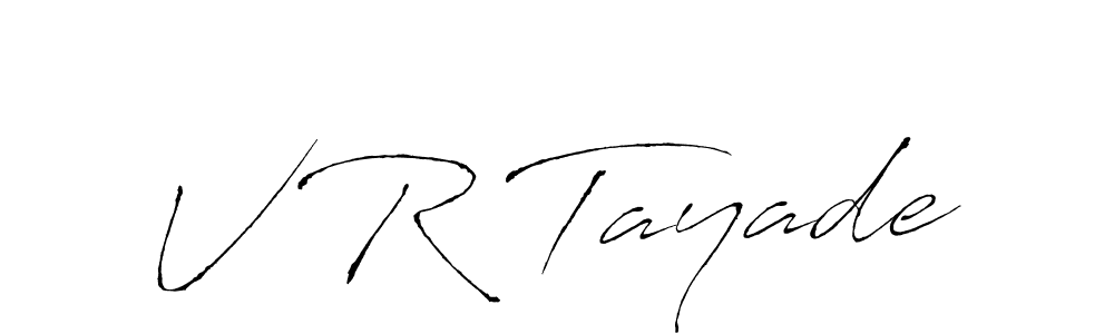 Make a beautiful signature design for name V R Tayade. Use this online signature maker to create a handwritten signature for free. V R Tayade signature style 6 images and pictures png