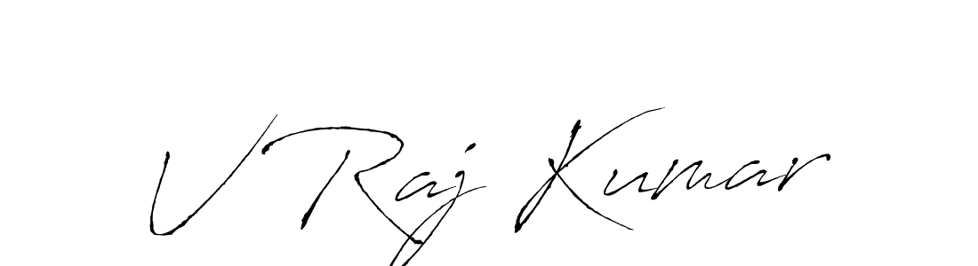 Also You can easily find your signature by using the search form. We will create V Raj Kumar name handwritten signature images for you free of cost using Antro_Vectra sign style. V Raj Kumar signature style 6 images and pictures png