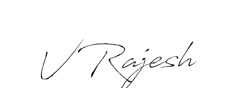 Similarly Antro_Vectra is the best handwritten signature design. Signature creator online .You can use it as an online autograph creator for name V Rajesh. V Rajesh signature style 6 images and pictures png