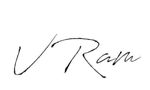 Use a signature maker to create a handwritten signature online. With this signature software, you can design (Antro_Vectra) your own signature for name V Ram. V Ram signature style 6 images and pictures png
