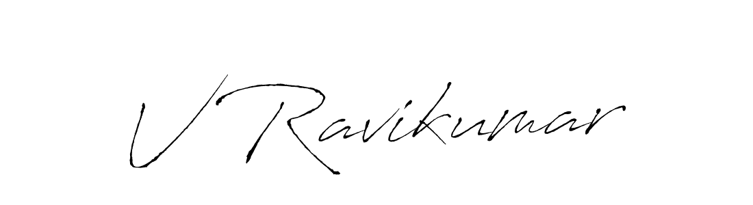 You should practise on your own different ways (Antro_Vectra) to write your name (V Ravikumar) in signature. don't let someone else do it for you. V Ravikumar signature style 6 images and pictures png