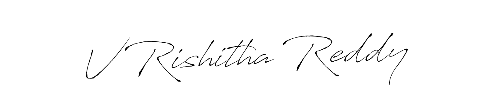 Once you've used our free online signature maker to create your best signature Antro_Vectra style, it's time to enjoy all of the benefits that V Rishitha Reddy name signing documents. V Rishitha Reddy signature style 6 images and pictures png