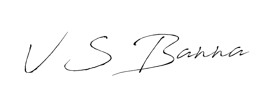 You should practise on your own different ways (Antro_Vectra) to write your name (V S Banna) in signature. don't let someone else do it for you. V S Banna signature style 6 images and pictures png