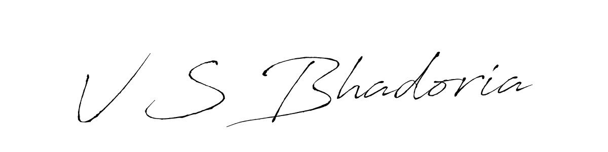 Once you've used our free online signature maker to create your best signature Antro_Vectra style, it's time to enjoy all of the benefits that V S Bhadoria name signing documents. V S Bhadoria signature style 6 images and pictures png