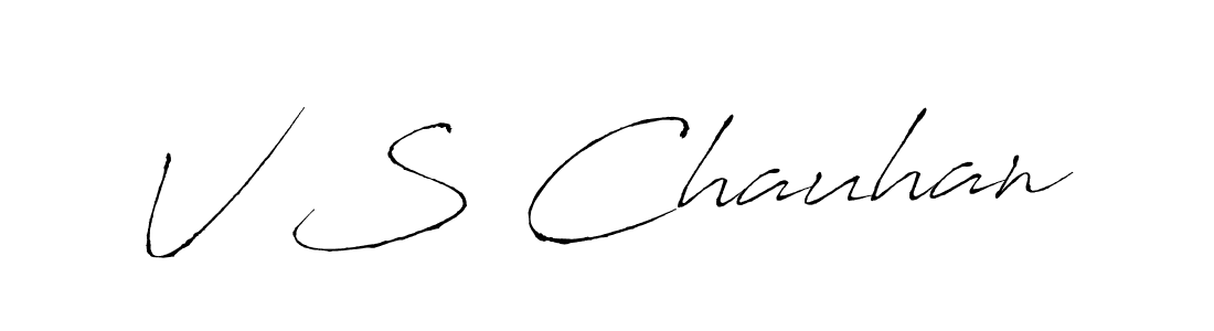 You should practise on your own different ways (Antro_Vectra) to write your name (V S Chauhan) in signature. don't let someone else do it for you. V S Chauhan signature style 6 images and pictures png