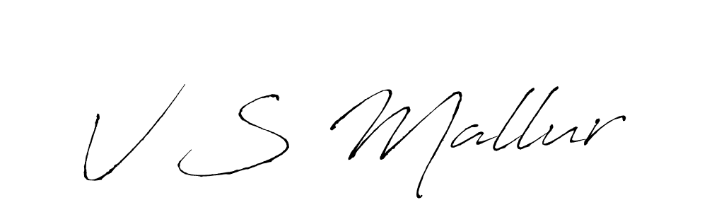 Here are the top 10 professional signature styles for the name V S Mallur. These are the best autograph styles you can use for your name. V S Mallur signature style 6 images and pictures png