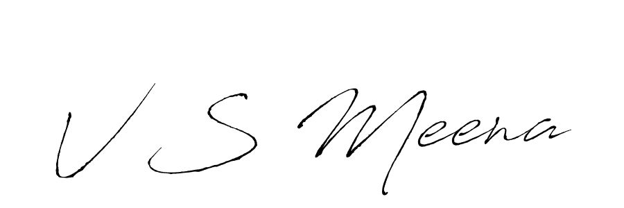 Also You can easily find your signature by using the search form. We will create V S Meena name handwritten signature images for you free of cost using Antro_Vectra sign style. V S Meena signature style 6 images and pictures png