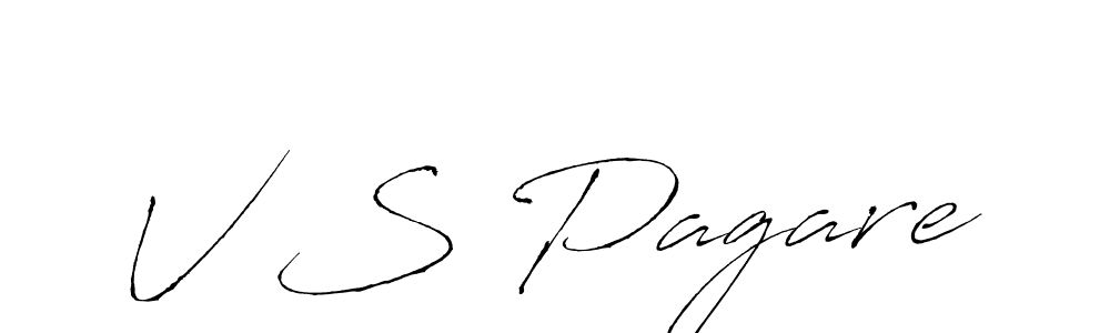 Also we have V S Pagare name is the best signature style. Create professional handwritten signature collection using Antro_Vectra autograph style. V S Pagare signature style 6 images and pictures png