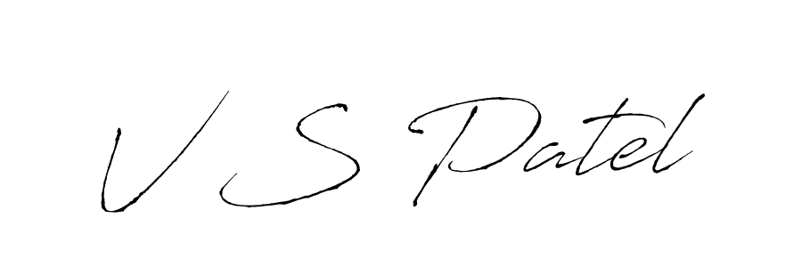 if you are searching for the best signature style for your name V S Patel. so please give up your signature search. here we have designed multiple signature styles  using Antro_Vectra. V S Patel signature style 6 images and pictures png