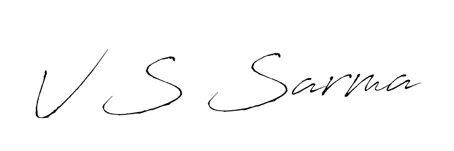 if you are searching for the best signature style for your name V S Sarma. so please give up your signature search. here we have designed multiple signature styles  using Antro_Vectra. V S Sarma signature style 6 images and pictures png