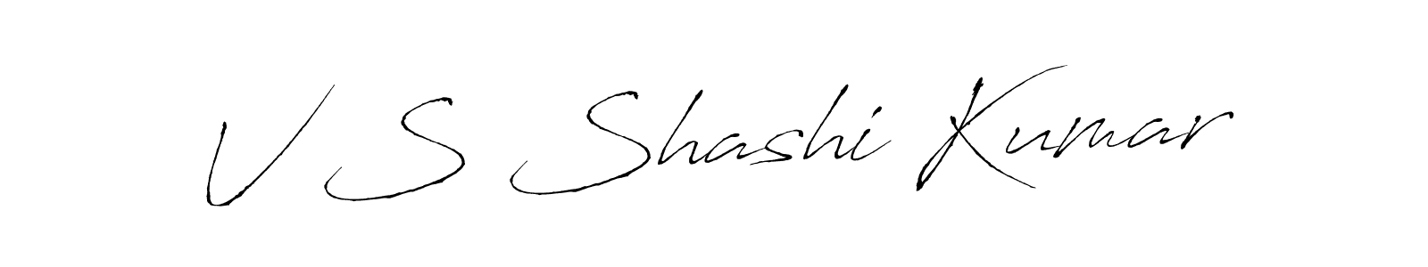 It looks lik you need a new signature style for name V S Shashi Kumar. Design unique handwritten (Antro_Vectra) signature with our free signature maker in just a few clicks. V S Shashi Kumar signature style 6 images and pictures png