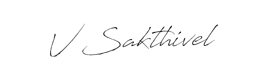 Make a beautiful signature design for name V Sakthivel. Use this online signature maker to create a handwritten signature for free. V Sakthivel signature style 6 images and pictures png