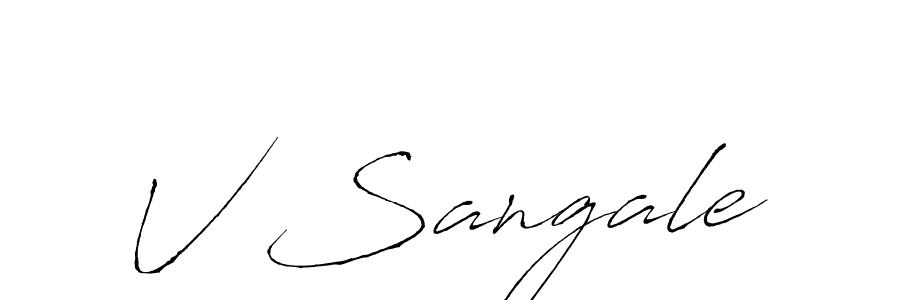 Best and Professional Signature Style for V Sangale. Antro_Vectra Best Signature Style Collection. V Sangale signature style 6 images and pictures png