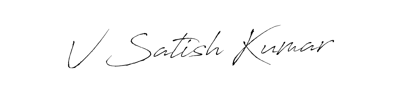 How to Draw V Satish Kumar signature style? Antro_Vectra is a latest design signature styles for name V Satish Kumar. V Satish Kumar signature style 6 images and pictures png