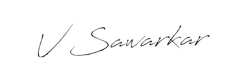 It looks lik you need a new signature style for name V Sawarkar. Design unique handwritten (Antro_Vectra) signature with our free signature maker in just a few clicks. V Sawarkar signature style 6 images and pictures png